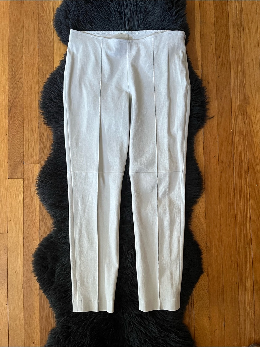 Akris Nappa Leather Lambskin Pants Trousers